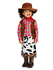Toddler Cowgirl Princess Costume
