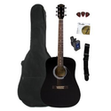 Fender FA-100 Limited Edition Dreadnought Acoustic Guitar Pack with Gig Bag, Tuner, Strings, Strap, and Picks