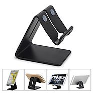 Honsky NEW VERSION Universal Aluminum Cell Phone Tablet Desk Charging Stand Portable Hands Free Desktop Display Holde...