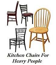 Big Kitchen Chairs For Heavy People