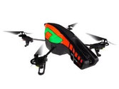 Parrot AR.Drone 2.0 Quadricopter Controlled by iPod touch, iPhone, iPad, and Android Devices -Orange/Blue