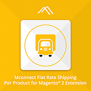 Magento 2 Flat Rate Shipping - Shipping Cost per Product Extension by Mconnect