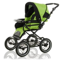 Roan Rocco Classic Pram Stroller 2-in-1 with Bassinet and Seat Unit 6 (Six) Colors - Lime