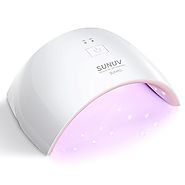 SUNUV SUN9C 24W LED UV Nail Dryer Curing Lamp for Fingernail & Toenail Gels Based Polishes (Pink)