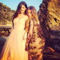 See Kim Kardashian, Khloé Kardsahian Odom and Jenner Girls Go Glam for Beautiful Beach Photo Shoot