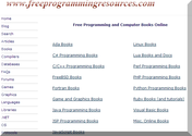 Free Programming Resources | web design tutorials | Computing directory