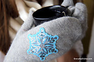 Sweater mittens craft - Everyday Dishes & DIY
