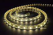 CBConcept UL Listed, 6.6 Feet, 720 Lumen, 3000K Warm White, Dimmable, 110-120V AC Flexible Flat LED Strip Rope Light,...