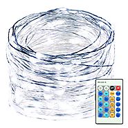 HaMi LED String Lights 66ft with 200 LEDs, Led Twinkle Lights Decorative Light with Remote Control for Holidays, Chri...