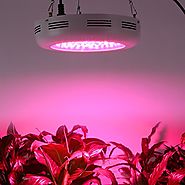 Derlights 300W UFO Full Spectrum LED Grow Light with IR & UV, Growing Lamp for Indoor Gardening Hydroponics System Gr...