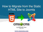 How to Convert HTML to Joomla