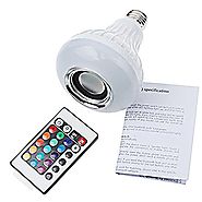 BSOD LED RGB Color Bulb Light E27 Bluetooth Control Smart Music Audio Speaker Lamps
