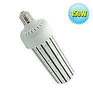 Caree-LED 150W LED Corn Bulb Replace 400W HID,HPS Warehouse High/Low Bay Fixture Light,5000K Crystal White E39 Mogul ...
