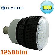 Caree-LED 100W LED High/Low Bay Retrofit Warehouse Light (400watt-500watt Metal Sodium Halide Bulb) E39 Mogul Screw B...