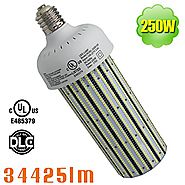 NUOGUAN 1000 Watt MH BT56 Replacement 250W LED Corn Light E39 Mogul Base 5500K Daylight White 34425 Lumens High Bay W...