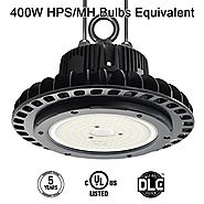 LED High Bay Lighting,100W UFO Hi Bay Light 130 Lm/W Lumileds SMD 3030 LED 13000 lumens(400W HID/HPS equivalent) 5000...