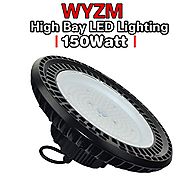 150W UL Proved High Bay LED Lighting,Works From 110V to 277V,600W HPS or MH Bulbs Equivalent,Great Garage Shopping Ma...