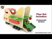Wood Toy Plans - Giant Airplane for Toddlers