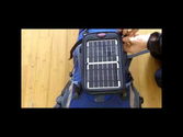 Attaching the Fuse Solar Charger to a Backpack