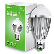 iRainy E27 Infrared Motion Sensor Pir Warm Light Bulb Lamp Auto Switch Stairs Light (7)