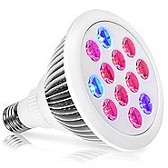 LED Grow Light,Oak Leaf 24W Plant Bulb High Efficient LED Grow Lights Growing and Flowering Lighting for Indoor Garde...