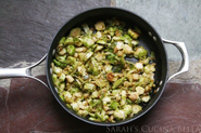 Pan Seared Shredded Brussels Sprouts and Apples (The American Diabetes Association Vegetarian Cookbook)