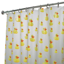 InterDesign EVA Rubber Ducky Shower Curtain
