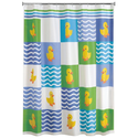 Colormate Rubber Duck Shower Curtain Peva 70 X 72 In