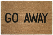 Kempf Go Away Doormat, 16 by 27 by 1-Inch