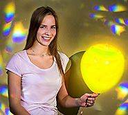 Party Bam LED Light Up mixed colors Balloons for Party Birthday Decoration - Safe for Kids - 5 pcs