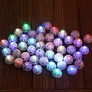 Neo LOONS 100pcs/lot 100 X Multicolor Round Led Flash Ball Lamp Balloon Light long standby time for Paper Lantern Bal...
