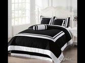 Black & White Comforters, Teenage Bed Comforters and Bedroom