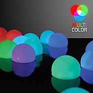 Set of 12 Mood Light Garden Deco Balls (Light up Orbs)