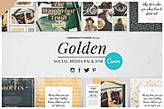 GOLDEN | Canva Social Media Pack