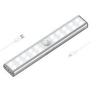 Wardrobe Light, OxyLED Motion Sensor Closet Lights, 20 LED Under-Cabinet Lightening, USB Rechargeable Stick-on Stairs...