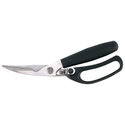 Maxam Heavy-Duty Spring Loaded Poultry Shears Stainless Steel Blades Polypropylene Handles