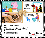 Fun-filled Theme Party Packages by Party Zebra