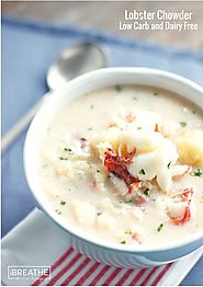 Low Carb Lobster Chowder – Gluten and Dairy Free