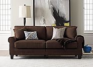 Serta RTA Copenhagen Collection 73″ Sofa in Rye Brown