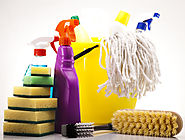 Clean the cleaning supplies