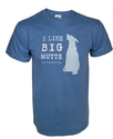 "I Like Big Mutts ... and I Cannot Lie." nisex T-shirt (Indigo) by Dog Is Good: Clothing