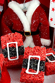 Santa Claus Rice Krispie Treats