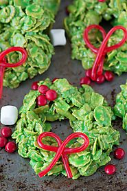 Christmas Wreath Cookies