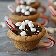 Hot Chocolate Cookie Cups