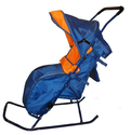 Snow Stroller Deluxe-Plus Baby Push Sled