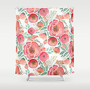 Floral pattern 5 Shower Curtain