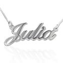 Amazon.com: Sterling Silver Name Necklace - Custom Made with any name!: Jewelry