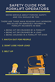 Safety Guide For Forklift Operators