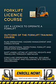 Forklift Licence Course