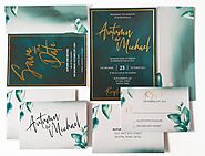 Watercolor Wedding Invitations - Dark Desire - 123WeddingCards